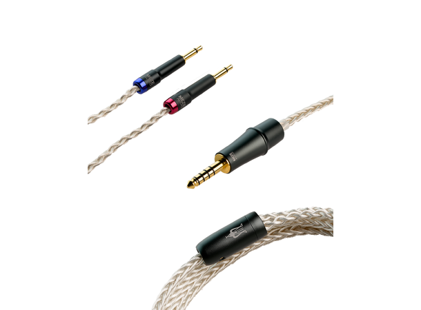 Meze 2x 3,5mm - 4,4 mm kabel Sølvbelagt PCUHD - 1,3 meter 