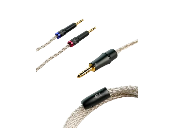 Meze 2x 3,5mm - 4,4 mm kabel Sølvbelagt PCUHD - 1,3 meter 