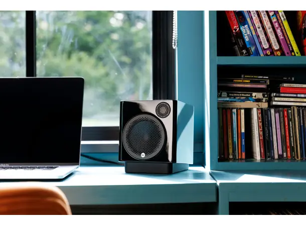Monitor Audio Radius 1 4G - Sort piano Kompakt stativ/vegghøyttaler - par 