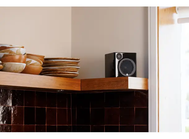 Monitor Audio Radius 1 4G - Sort piano Kompakt stativ/vegghøyttaler - par 