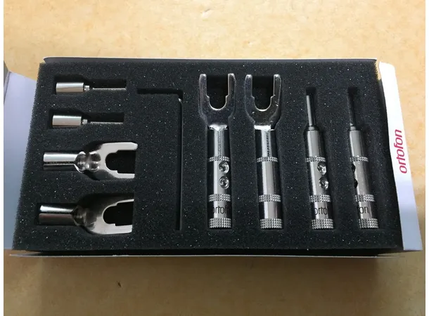 Ortofon LUG-B4 Bananplugger og spader - 4 stk 