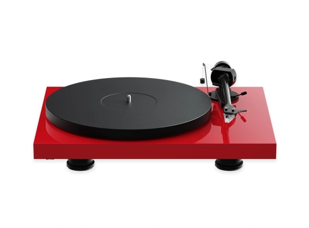 Pro-Ject Debut EVO 2 - Rød piano Platespiller med Pick it EVO MM pickup 