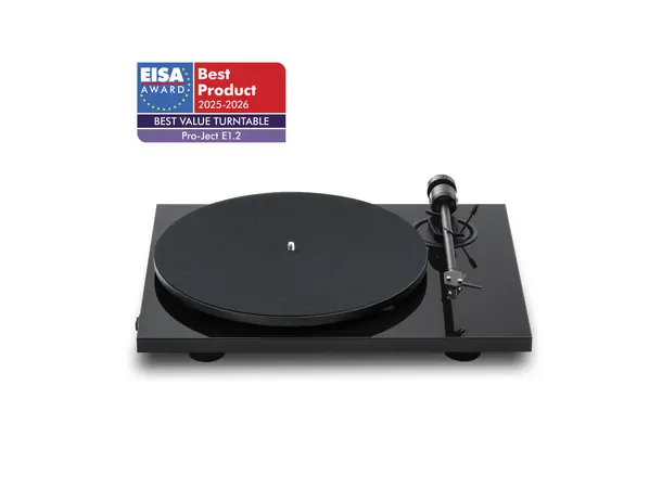 Pro-Ject E1.2 - Sort piano Platespiller 