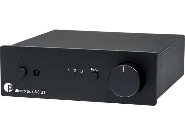 Pro-Ject Stereo Box S3 BT - Sort Kompakt stereoforsterker med Bluetooth 