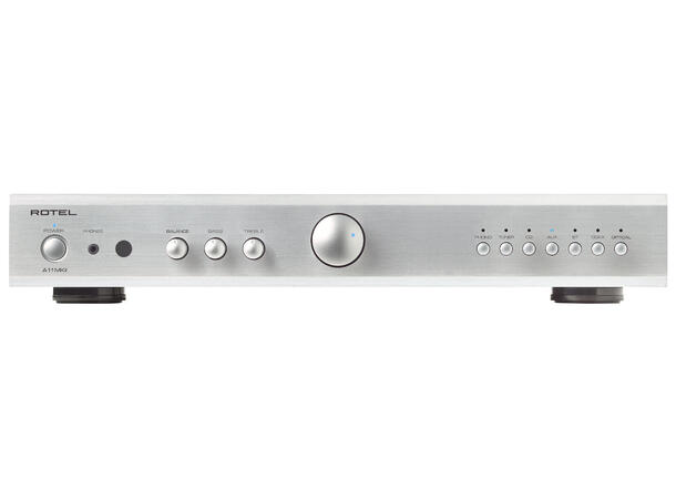 Rotel A11 MKII - Sølv Integrert stereoforsterker med Bluetooth 