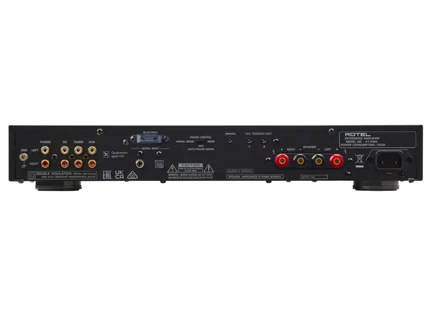 Rotel A11 MKII - Sølv Integrert stereoforsterker med Bluetooth 