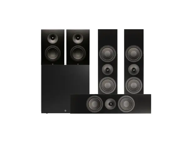 System Audio Signature 10 5.1 - Sort Pakke med høyttalere til hjemmekino 