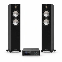 Wiim Amp Ultra / MA Bronze 300 7G Stereopakke med forsterker og høyttalere