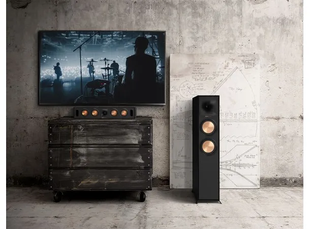 Yamaha R-N600A / Klipsch R-600F Stereopakke - Sort 