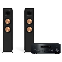 Yamaha R-N600A / Klipsch R-600F Stereopakke - Sort