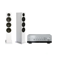 Yamaha R-N800A / SA Signature 40 Stereopakke - Sølv/Hvit