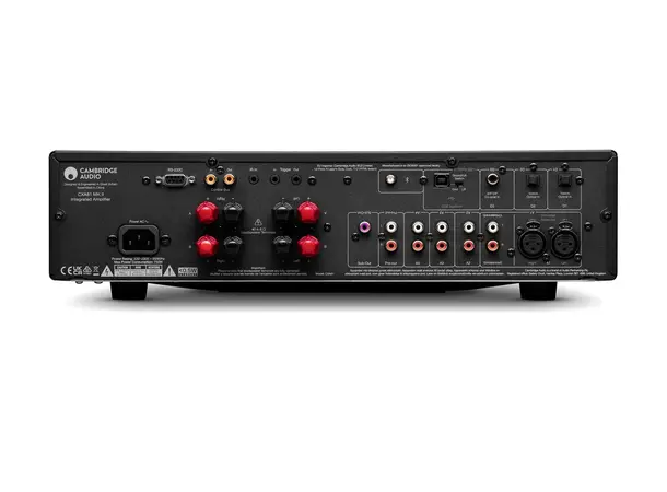 Cambridge Audio CXA81 MKII Black Edition Stereoforsterker - 2x80W, DAC, XLR 