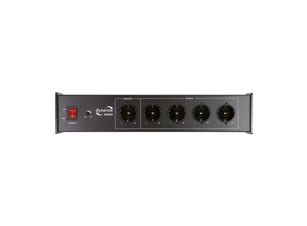 Dynavox Hi-Fi Nettfilter X2000B Strømfilter med overspenningsvern 