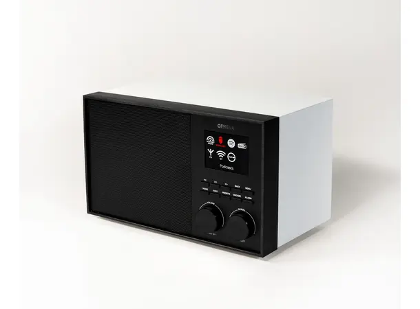 Geneva Decon S - Hvit DAB+, Bluetooth, Nettradio, Spotify 