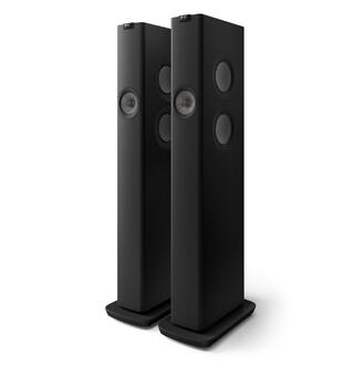 KEF LS60 Wireless - Carbon Black Aktive tr&#229;dl&#248;se h&#248;yttalere