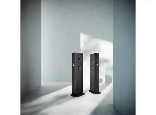 KEF LS60 Wireless - Carbon Black Aktive trådløse høyttalere 