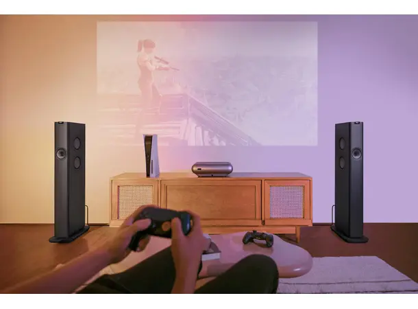 KEF LS60 Wireless - Carbon Black Aktive trådløse høyttalere 