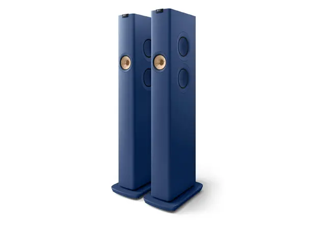 KEF LS60 Wireless - Royal blue Aktive trådløse høyttalere 