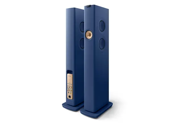 KEF LS60 Wireless - Royal blue Aktive trådløse høyttalere 