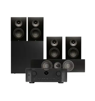 Marantz Cinema 60 / SA Signature 6 5.1 Pakke med receiver og høyttalere - Sort