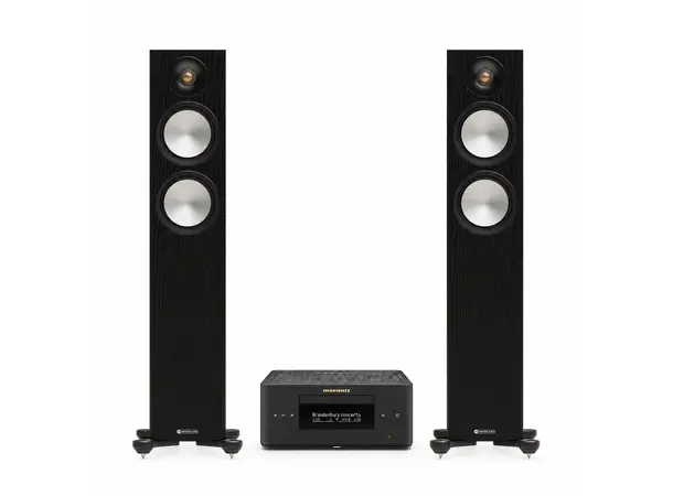 Marantz MCR 60n DAB / MA Bronze 300 7G Stereopakke med forsterker og høyttalere 