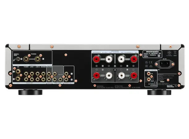 Marantz Model 50 og CD 50n - Sølv Forsterker, CD-spiller, Streamer og DAC 