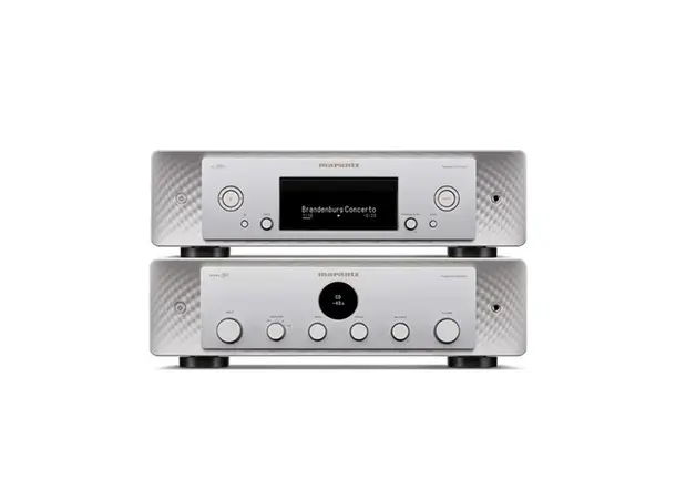 Marantz Model 50 og CD 50n - Sølv Forsterker, CD-spiller, Streamer og DAC 