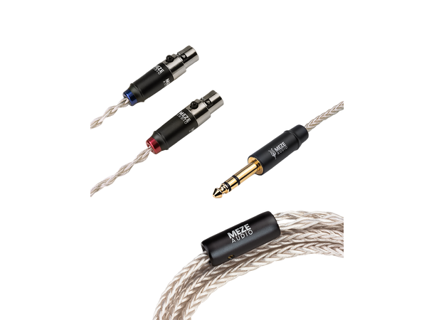 Meze 2x mini-xlr - 6,3 kabel Sølvbelagt PCUHD- 2,5 meter 