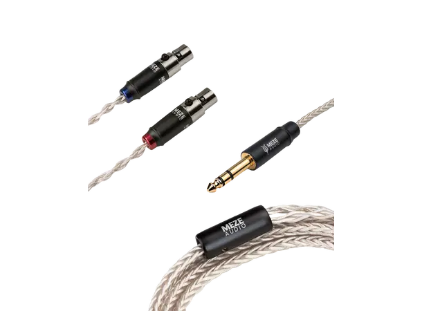 Meze 2x mini-xlr - 6,3 kabel Sølvbelagt PCUHD- 2,5 meter 
