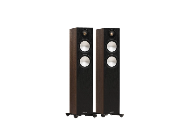 Monitor Audio Bronze 300 7G - Valnøtt Gulvstående høyttalere 
