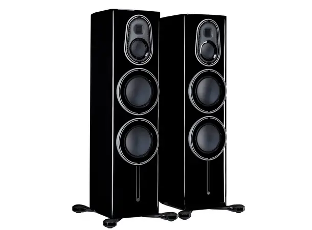 Monitor Audio Platinum 300 3G Gulvstående høyttalere - Sort høyglans 