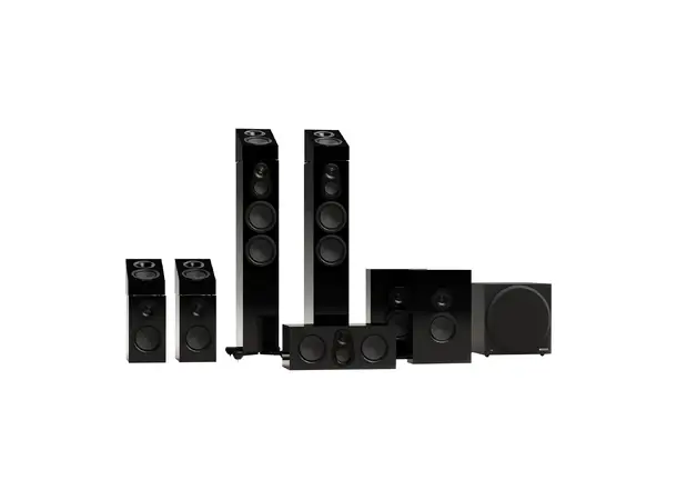 Monitor Audio Silver 300 8G 7.1.4 Høyttalerpakke for hjemmekino - Sort 