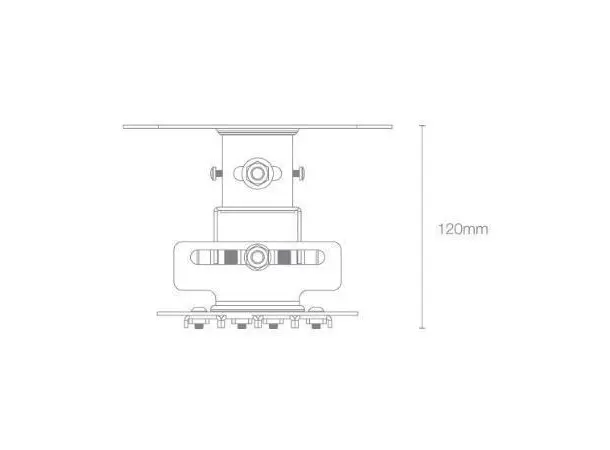 Optoma OCM818W-RU - Sort Universalt takfeste 12,1cm 