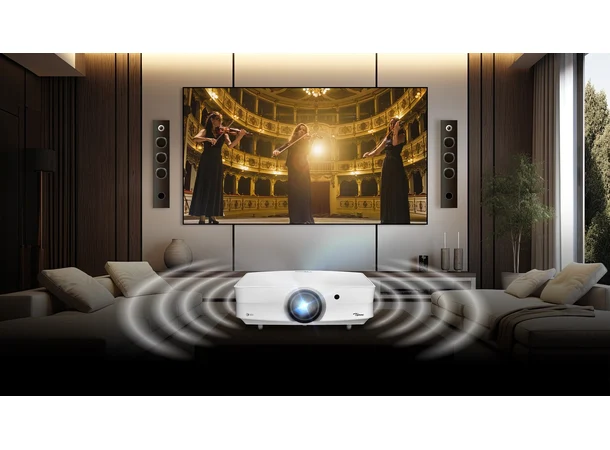 Optoma UHZ68LV-W 4K UHD laserprojektor med Dolby Vision 