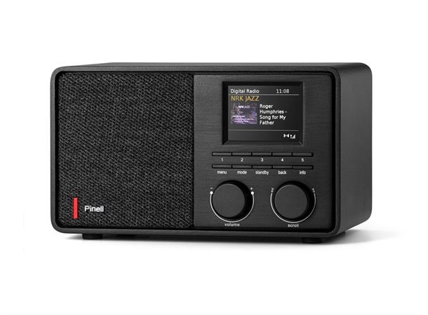 Pinell Supersound 201 - Sort DAB radio med bluetooth