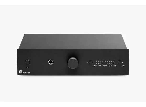 Pro-Ject Pre Box S3 - Sort Kompakt forforsterker med HDMI 