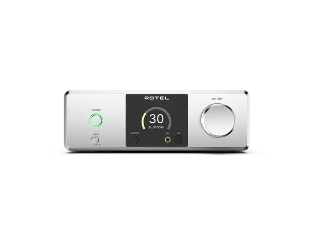 Rotel DX-3 - Sølv Hodetelefonforsterker m/DAC 