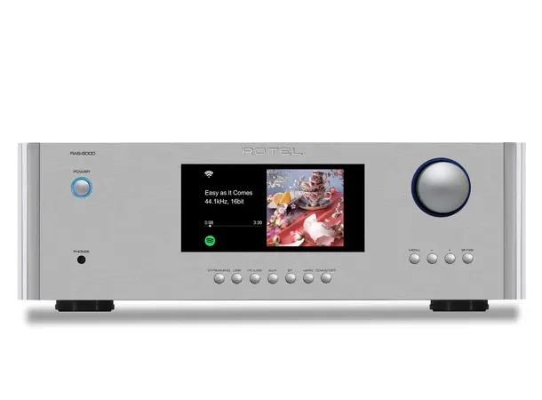 Rotel RAS-5000 - Sølv Strømmeforsterker med HDMI eARC 