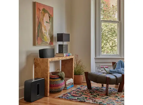 Sonos Sub 4 - Sort Trådløs subwoofer 