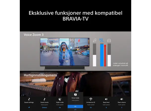 Sony Bravia Theatre Bar 5 Lydplanke med trådløs subwoofer 