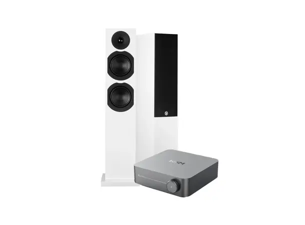 Wiim Amp / System Audio Saxo 40 Stereopakke med forsterker og høyttalere 