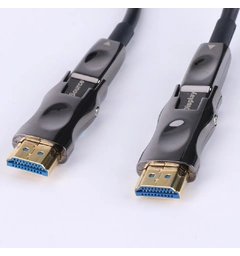 YD Electronics Optisk HDMI 2.1 HDMI-kabel med avtagbar plugg