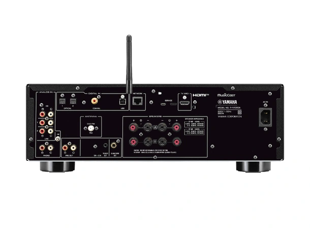 Yamaha R-N1000A - Sort Stereoforsterker med streamer og HDMI 