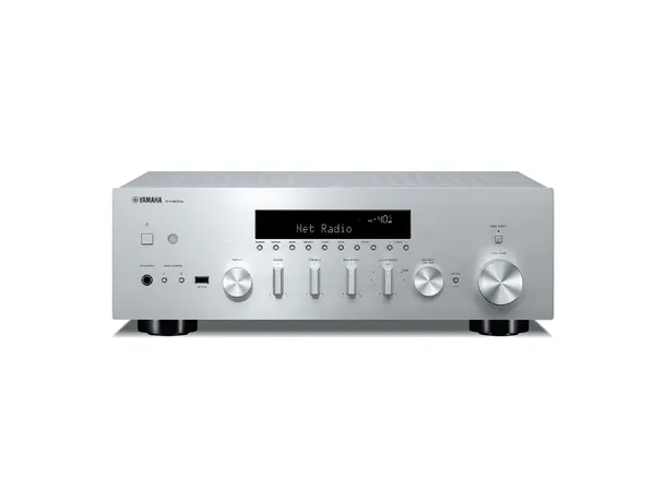 Yamaha R-N600A - Sølv Stereoforsterker med streamer 