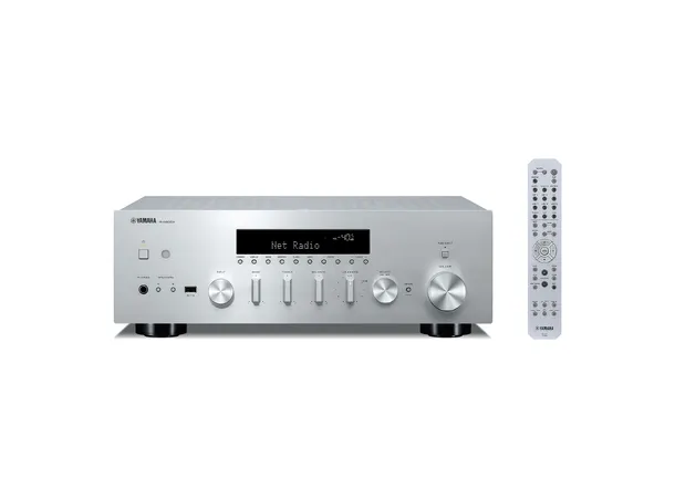 Yamaha R-N600A - Sølv Stereoforsterker med streamer 