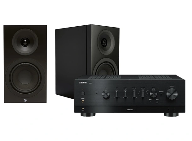 Yamaha R-N800A / SA Signature 5 Stereopakke - Sort 