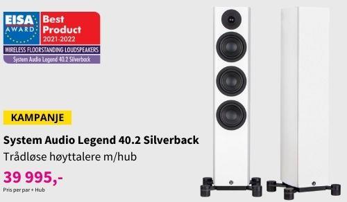 System Audio Legend 40.2 Silverback 500x292 Reklamebanner
