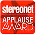 Monitor Audio Studio 89 - Stereonet applause award