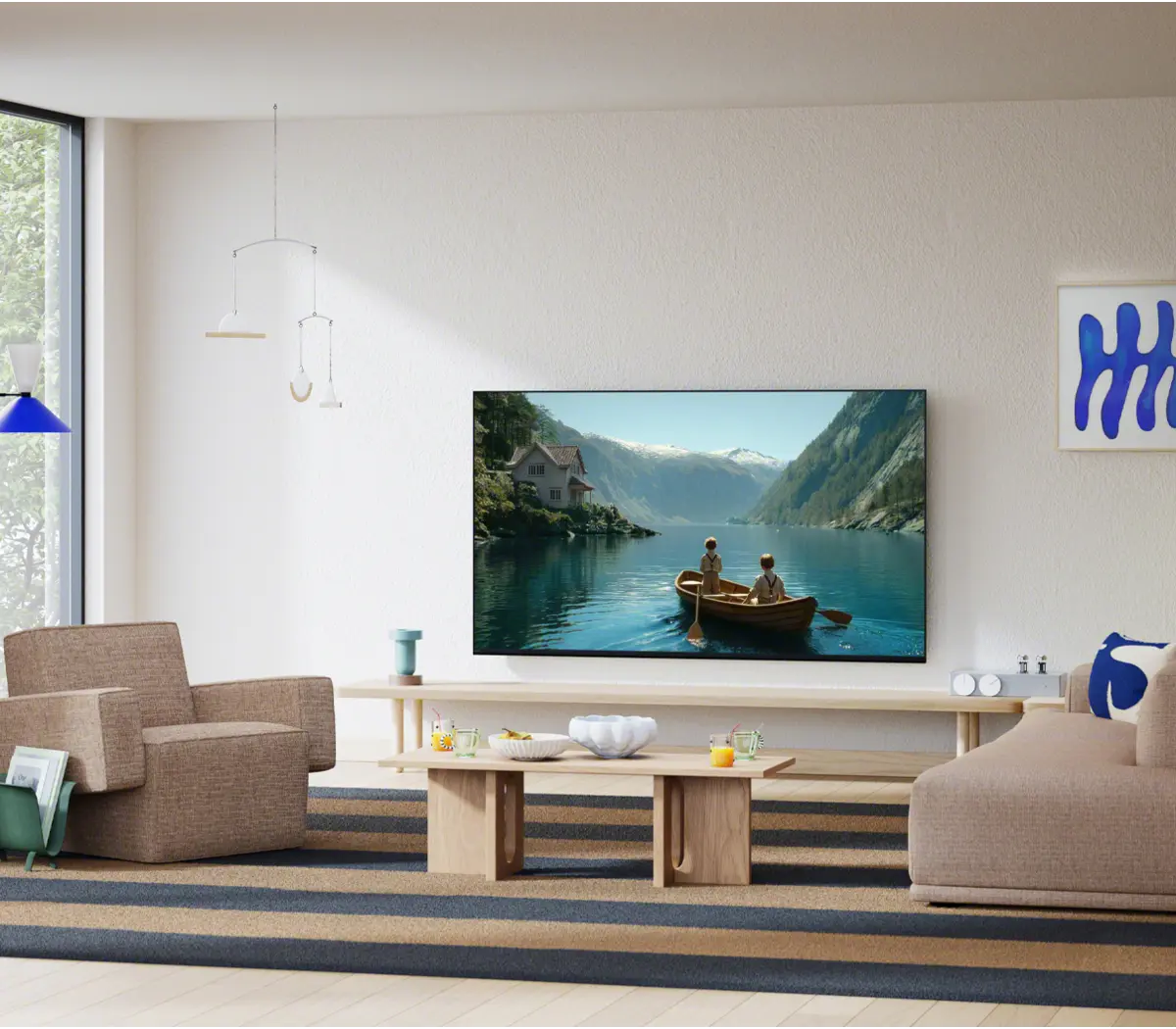Sony BRAVIA 3 II Class 4K HDR LED i stue lifestyle bilde hjemmekino