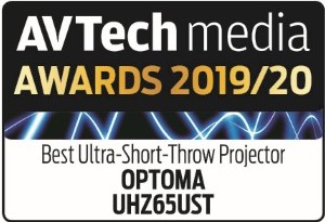 AVTech media Awards Optoma UHZ65UST